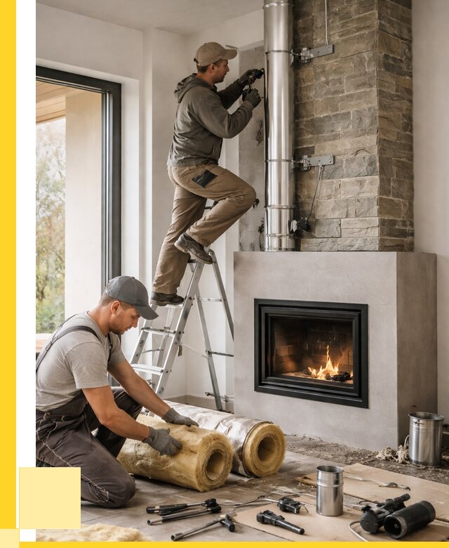 Монтаж дымоходов для каминов в Стерлитамаке от 15449 р. ЭриданСтм