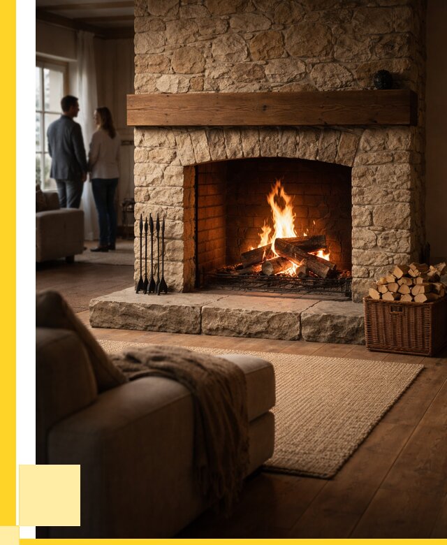 Открытые камины под ключ в Стерлитамаке от 154485 р. ЭриданСтм