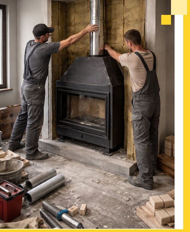 Изготовление и монтаж закрытых каминов в Стерлитамаке под ключ