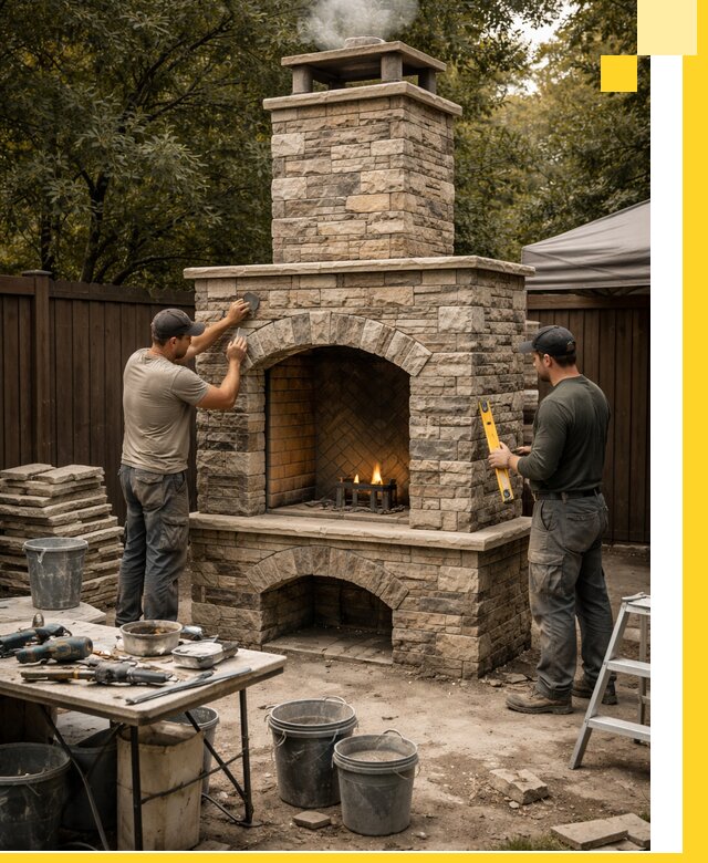 Проектирование и установка уличных каминов в Стерлитамаке