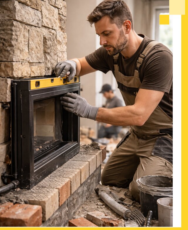 Дровяные камины под ключ в Стерлитамаке: монтаж, обустройство