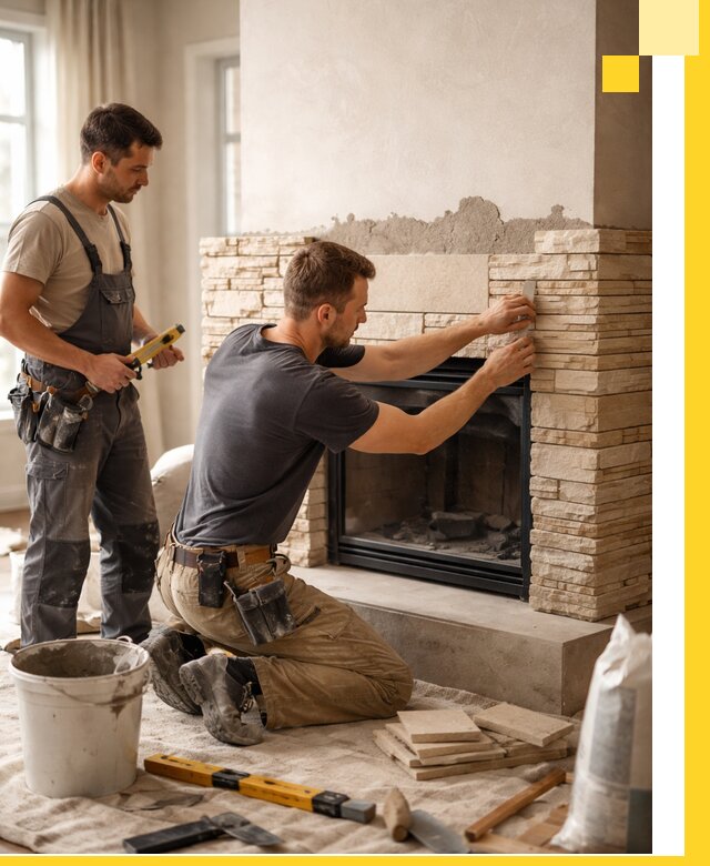 Установка и монтаж каминов для загородного дома в Стерлитамаке