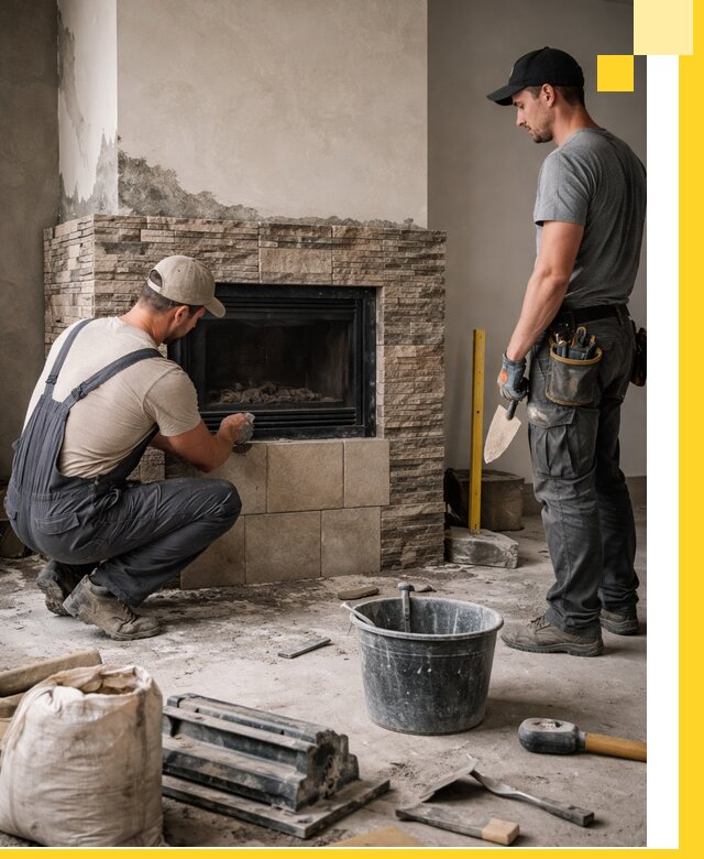 Камины под ключ в Стерлитамаке: проект, изготовление и монтаж