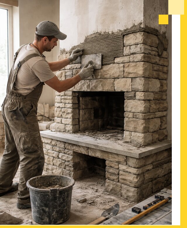 Строительство каминов под ключ в Стерлитамаке от проектирования до монтажа