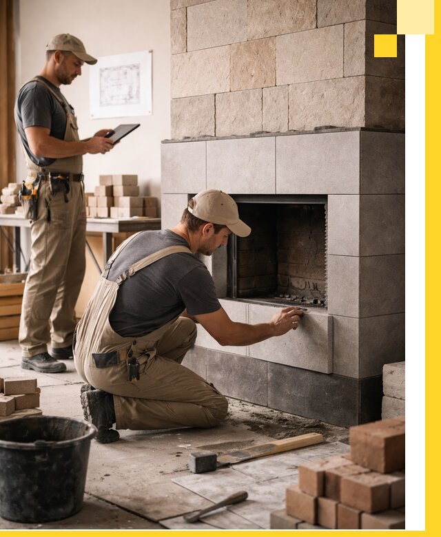 Индивидуальные проекты каминов и каминных систем в Стерлитамаке