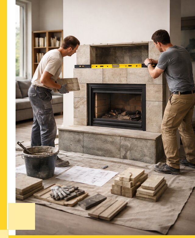 Монтаж каминов и установка в Стерлитамаке от 46346 р. | ЭриданСтм