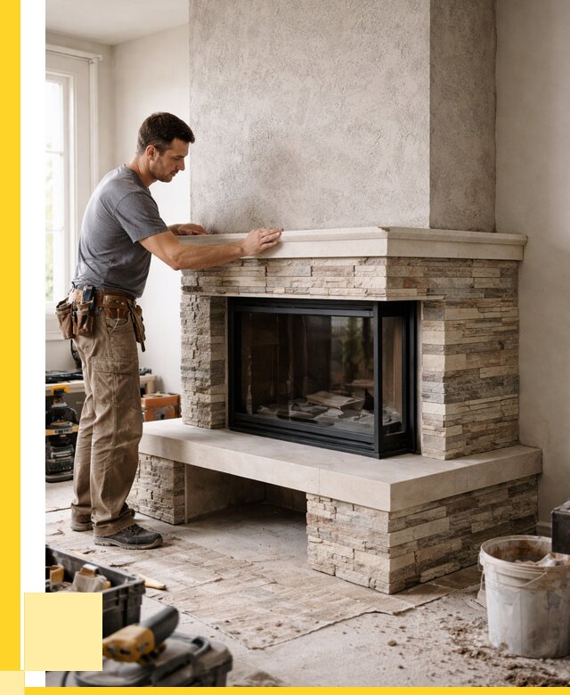 Изготовление каминов под ключ в Стерлитамаке от 154485 р. | ЭриданСтм