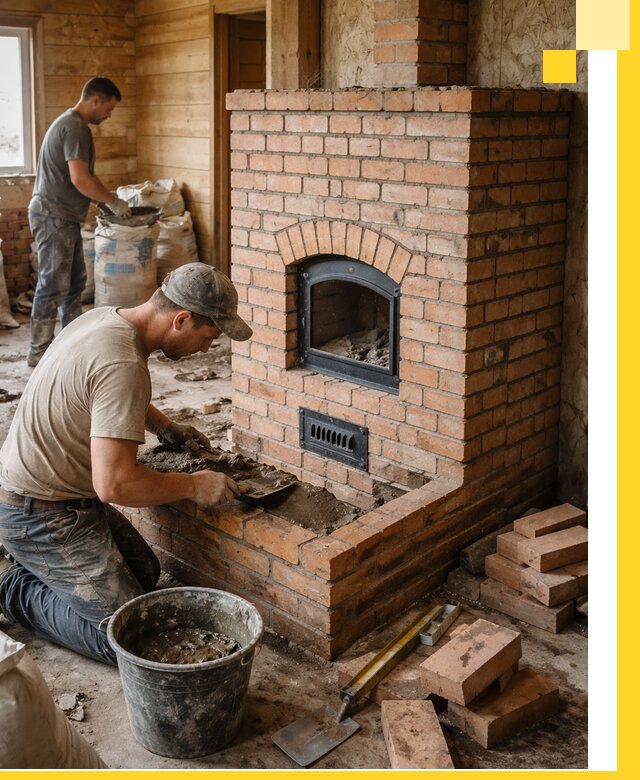 Профессиональное строительство печей в Стерлитамаке под ключ