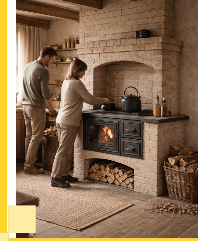 Печи с плитой в Стерлитамаке от 46346 р. | ЭриданСтм — кирпичная печь