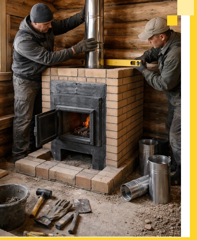 Проектирование, изготовление и установка банных печей в Стерлитамаке