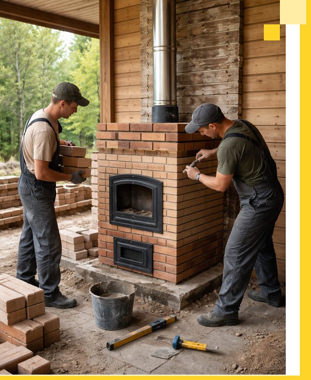 Производство и установка дачных печей под ключ в Стерлитамаке