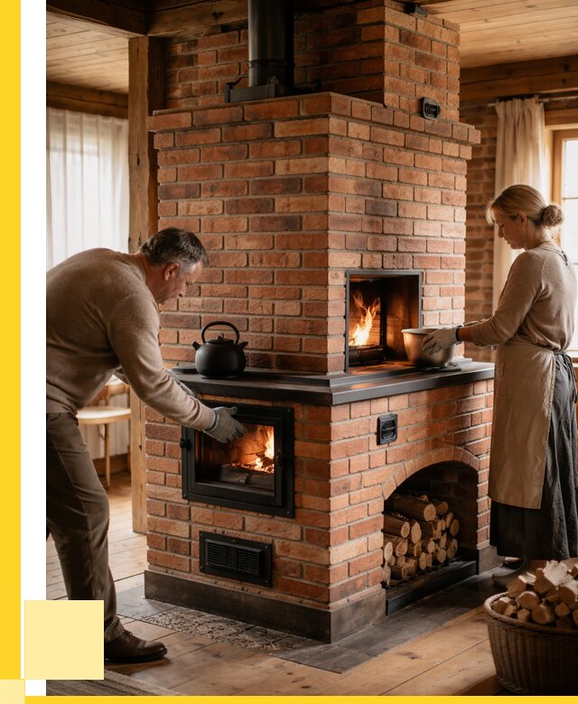 Печи для загородного дома под ключ в Стерлитамаке от 82392 р. | ЭриданСтм