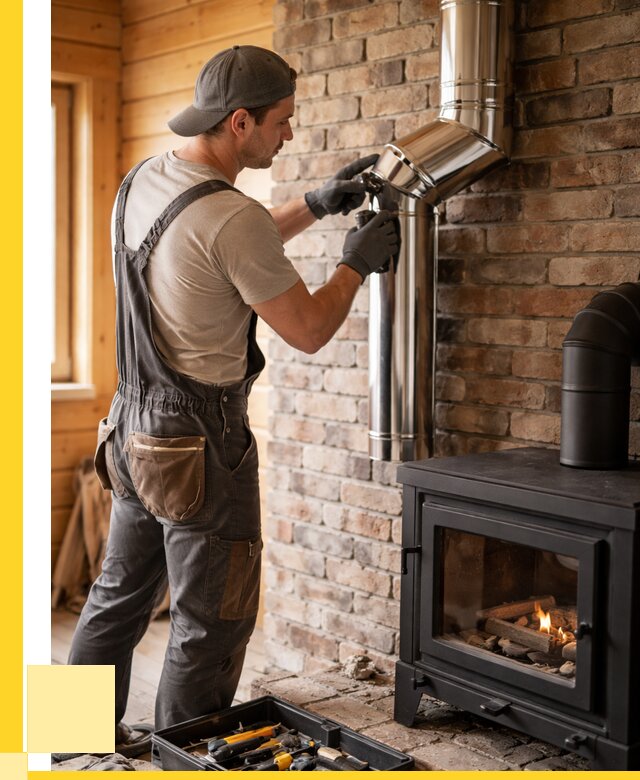 Монтаж дымоходов для печей в Стерлитамаке от 7724 р. | ЭриданСтм