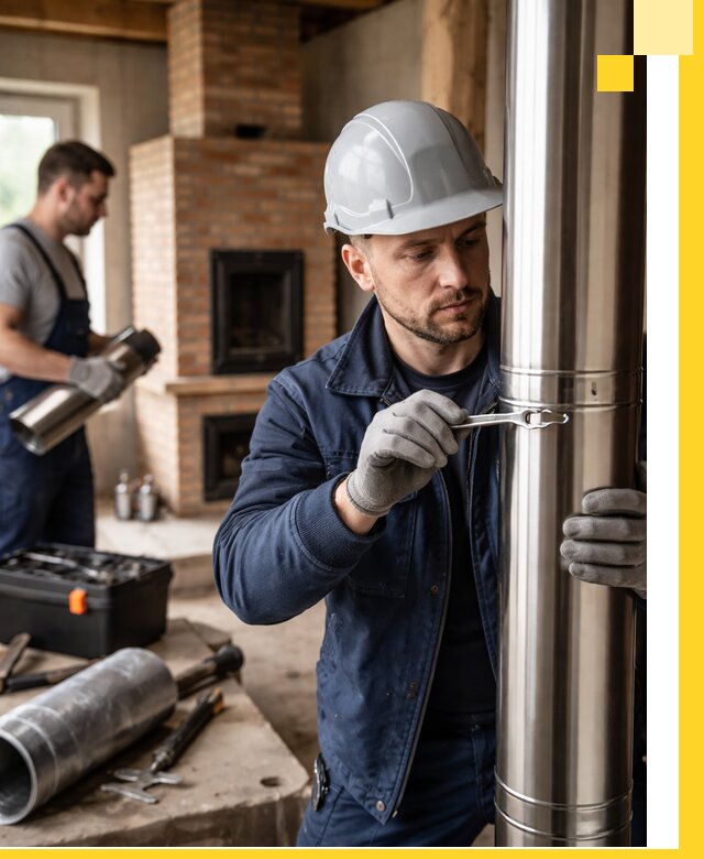 Профессиональный монтаж дымоходов для печей в Стерлитамаке