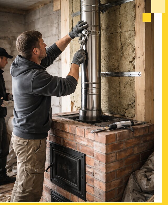 Изготовление и монтаж печей и дымоходов под ключ в Стерлитамаке