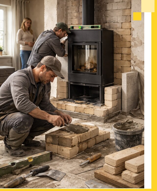 Печи и камины под ключ: проект, установка в Стерлитамаке