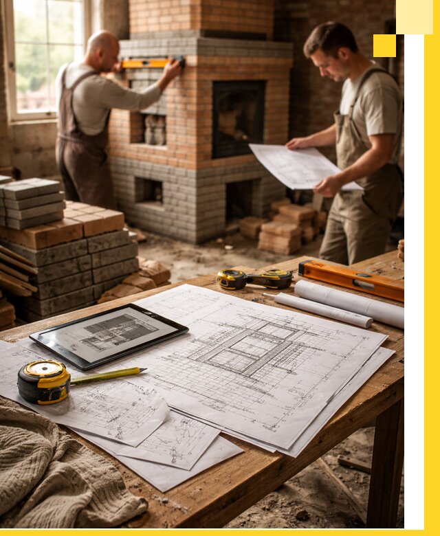 Проекты печей и каминов с индивидуальным дизайном в Стерлитамаке