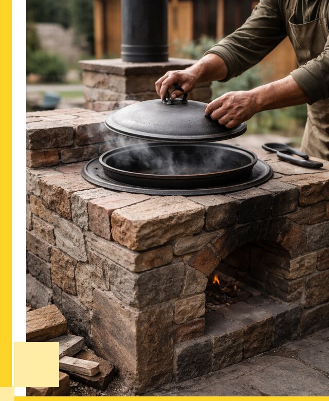 Печи для казана в Стерлитамаке по цене от 18538 р. | ЭриданСтм