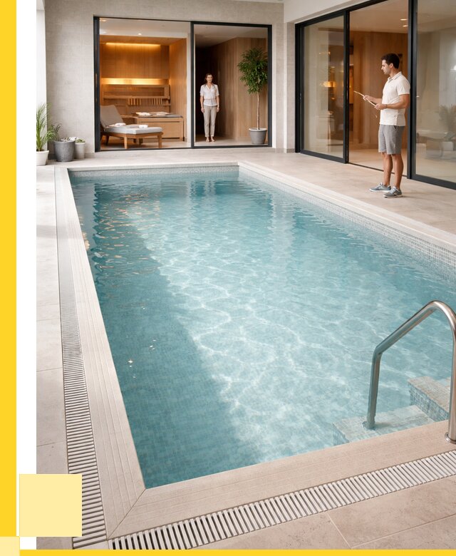 Отделка бассейна пленкой ПВХ в Стерлитамаке от 3605 р. - ЭриданСтм