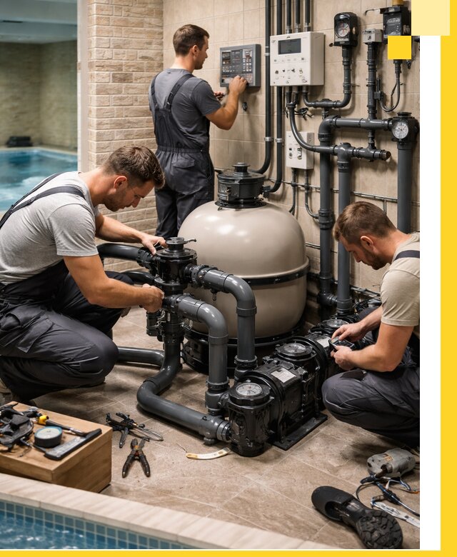 Комплексное оборудование для бассейнов под ключ в Стерлитамаке