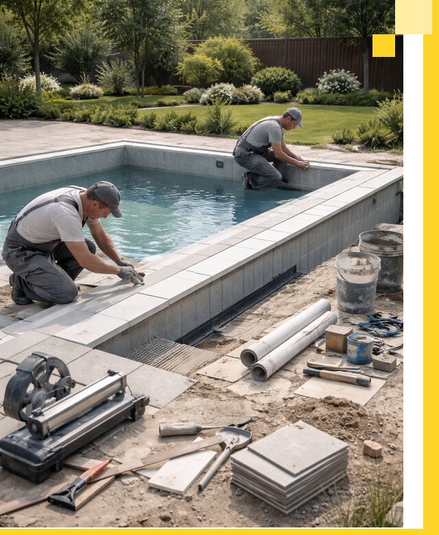 Строительство открытых бассейнов под ключ в Стерлитамаке профессионально