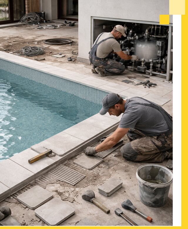 Строительство и монтаж бассейнов в коттедже в Стерлитамаке