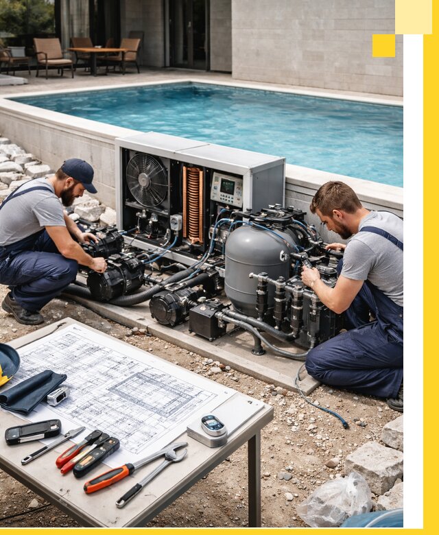 Проектирование и монтаж бассейнов с подогревом в Стерлитамаке