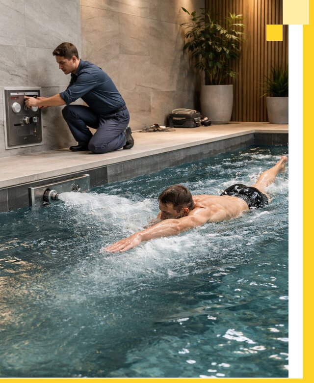 Проектирование и монтаж бассейнов с противотоком в Стерлитамаке