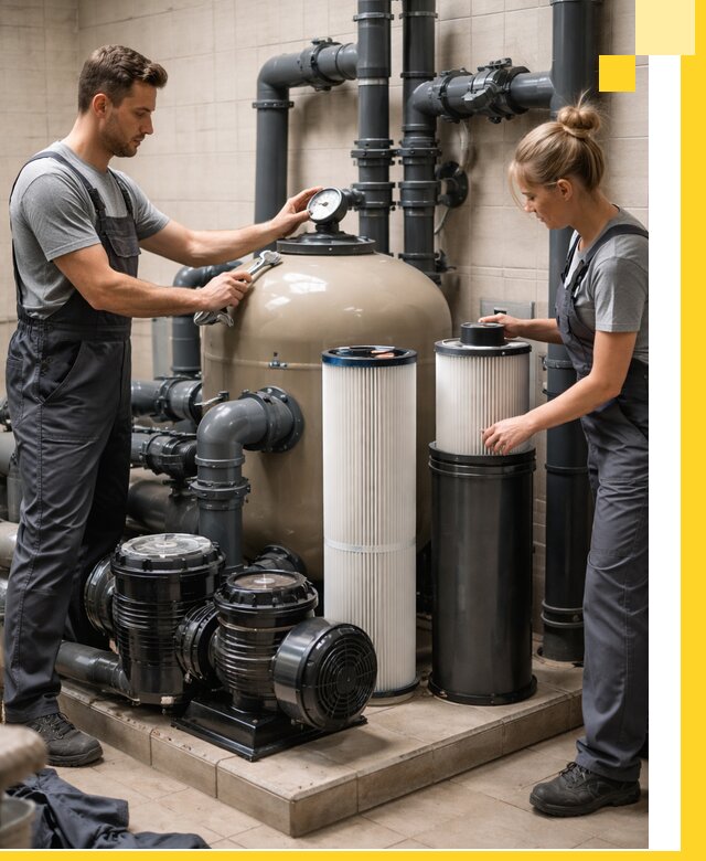 Фильтры и системы фильтрации для бассейнов в Стерлитамаке