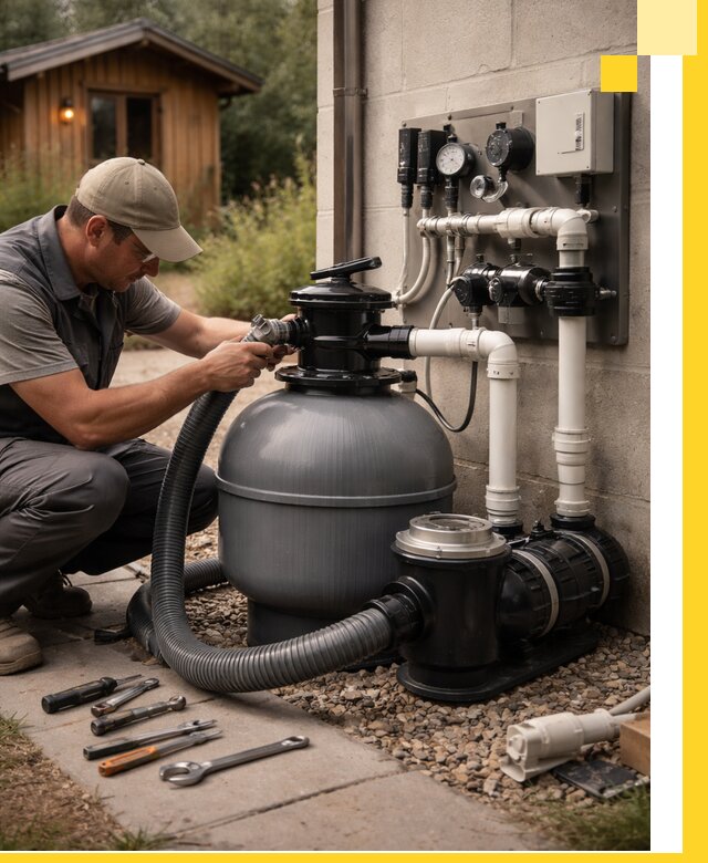 Продажа и монтаж фильтров и насосов для бассейнов в Стерлитамаке