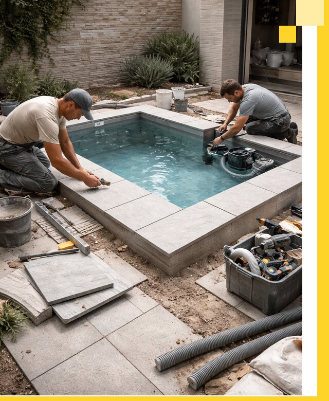 Мини бассейны под ключ в Стерлитамаке, дизайн и установка