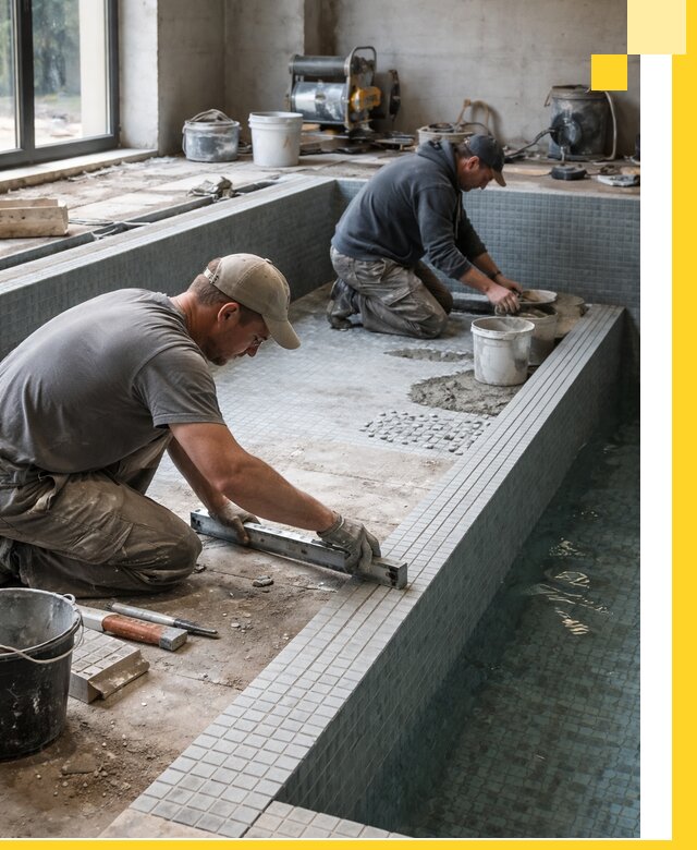 Строительство бассейна в частном доме в Стерлитамаке под ключ