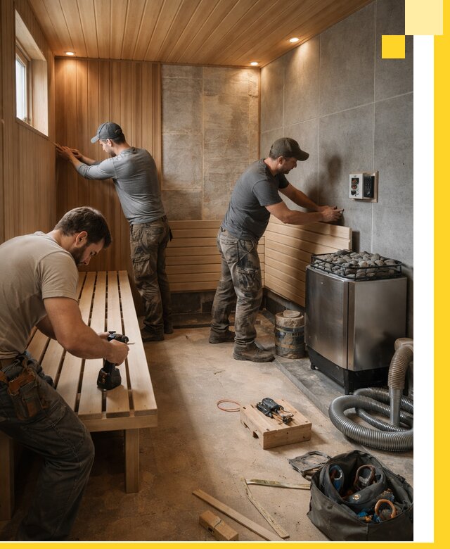 Сауны под ключ в Стерлитамаке, проектирование, строительство, отделка