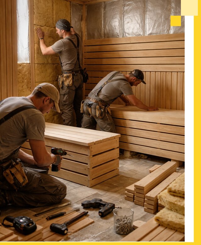 Профессиональное строительство саун под ключ в Стерлитамаке