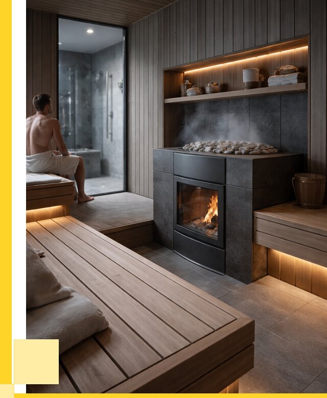 Проект сауны в частном доме в Стерлитамаке от 36047 р. | ЭриданСтм