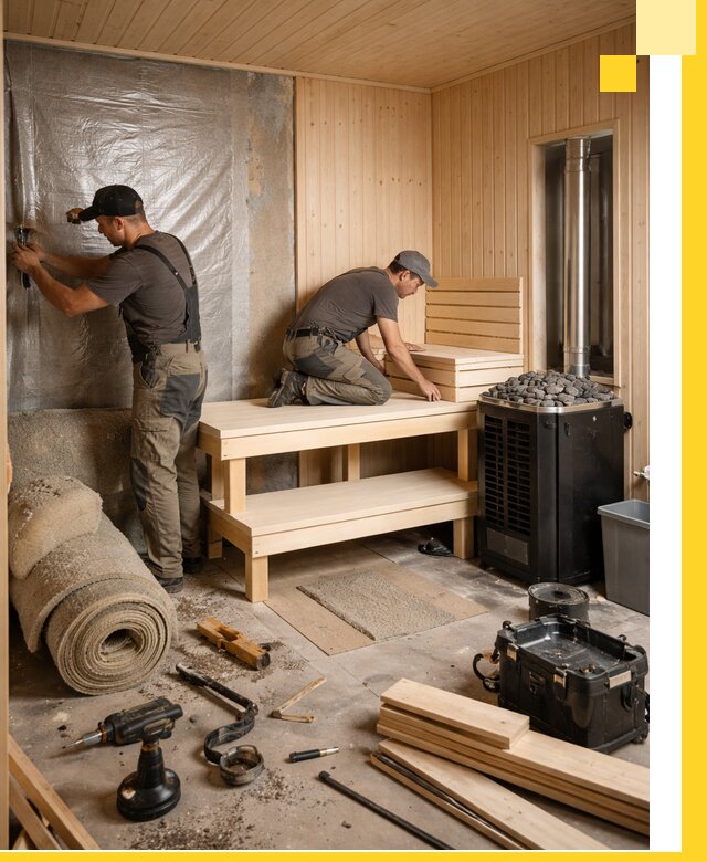 Проекты саун под ключ в Стерлитамаке дизайн и строительство