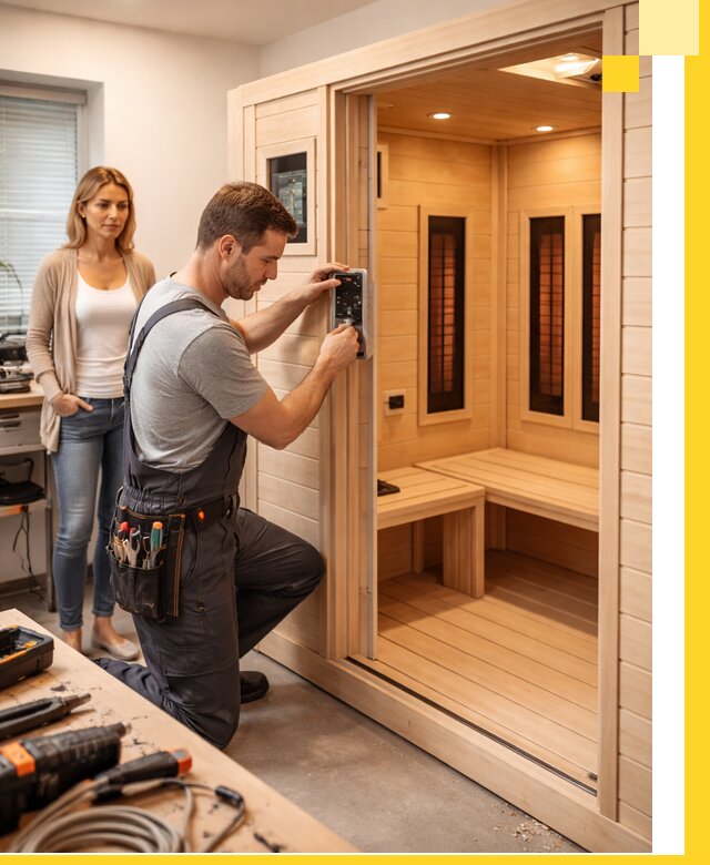 Инфракрасные сауны под ключ в Стерлитамаке продажа и установка