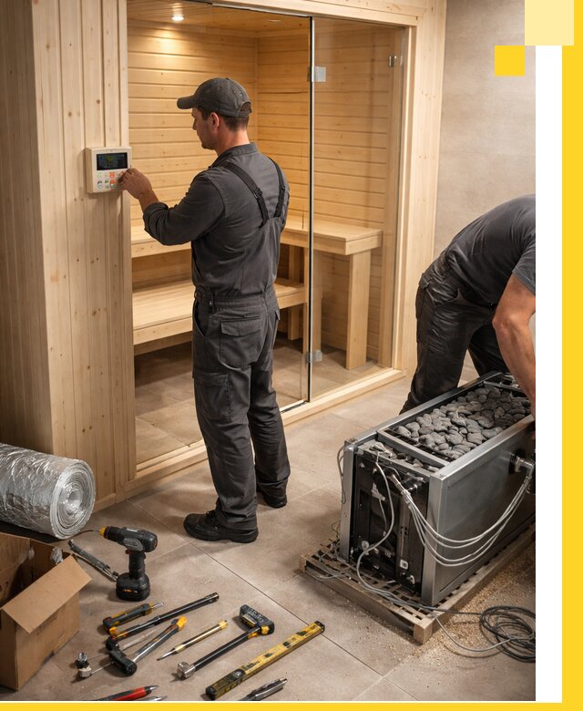 Поставка, установка и монтаж электрических саун в Стерлитамаке