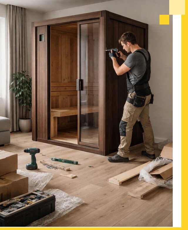 Установка и производство мини саун под ключ в Стерлитамаке