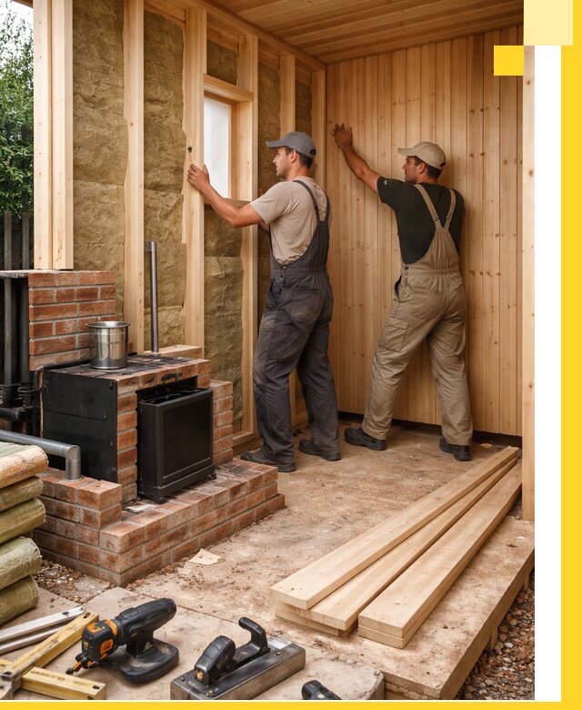 Строительство и установка дачных саун под ключ в Стерлитамаке