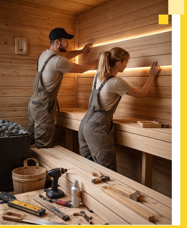 Дизайн саун и бань под ключ с индивидуальным проектом в Стерлитамаке