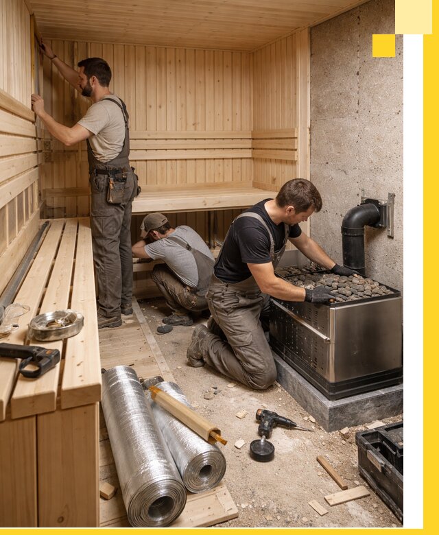 Индивидуальные сауны на заказ в Стерлитамаке под ключ, проект и монтаж