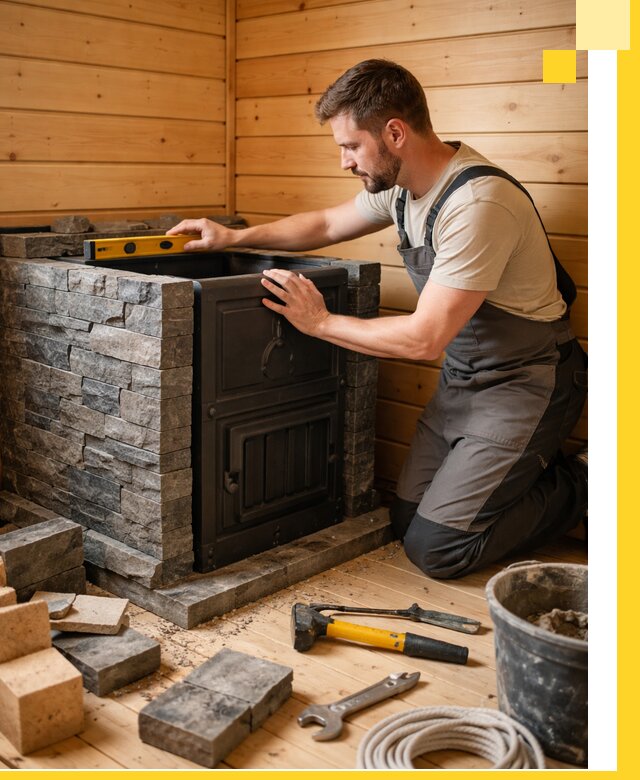 Производство и установка печей для саун под ключ в Стерлитамаке