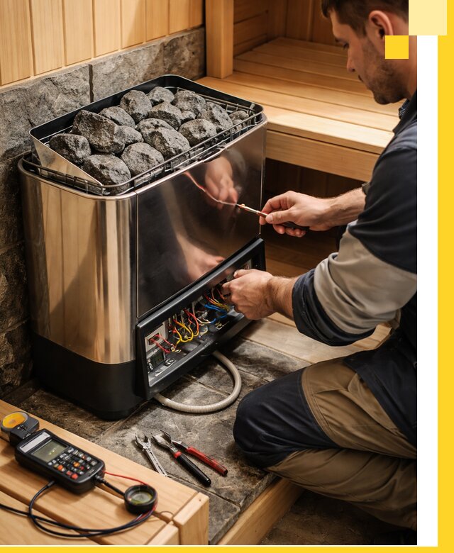 Продажа и установка электрокаменок для саун в Стерлитамаке