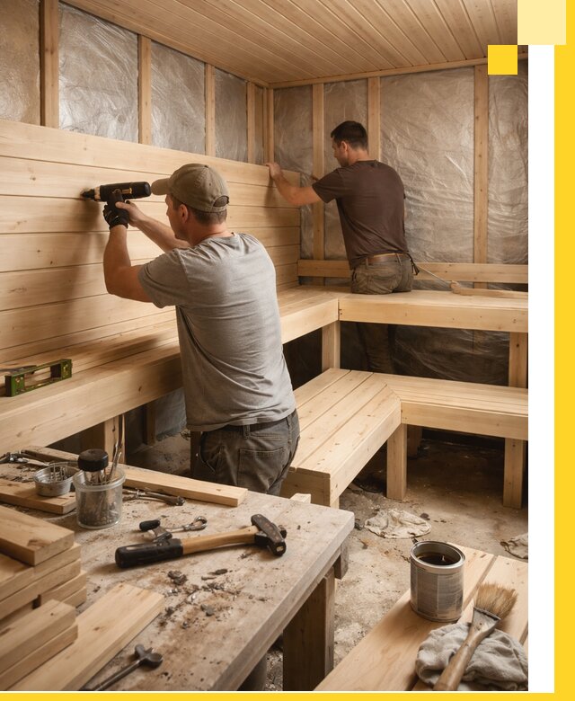 Профессиональная отделка бань и саун под ключ в Стерлитамаке