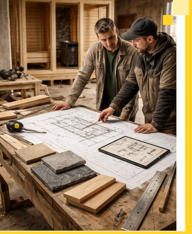 Проекты бань под ключ и планы строительства в Стерлитамаке