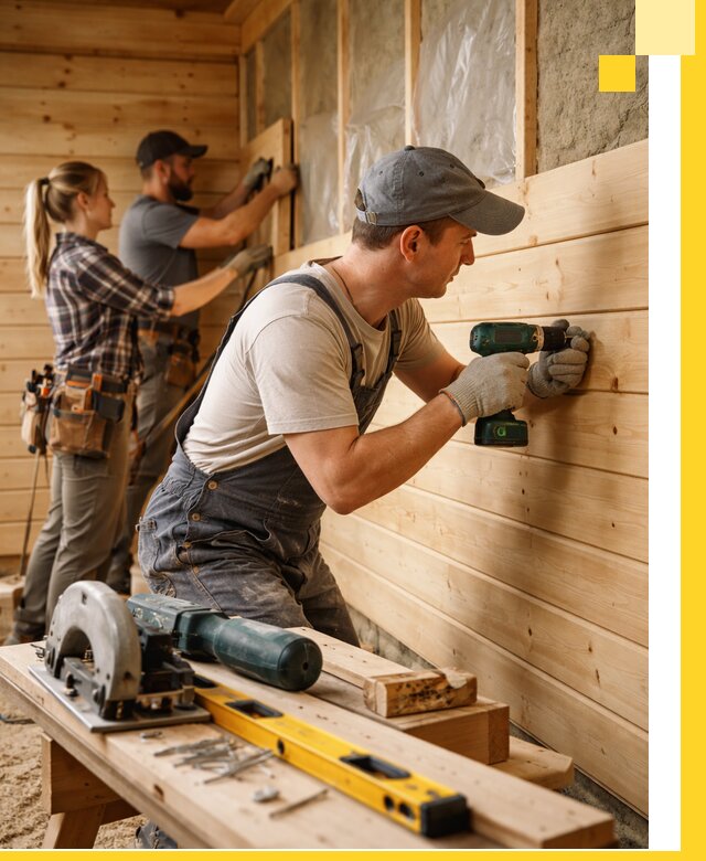 Обшивка бань под ключ в Стерлитамаке: отделка стен и потолков