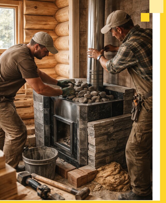 Строительство и отделка русских бань под ключ в Стерлитамаке