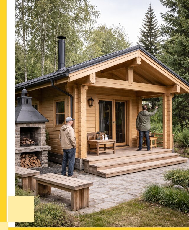 Деревянные бани под ключ в Стерлитамаке от 463455 р. | ЭриданСтм