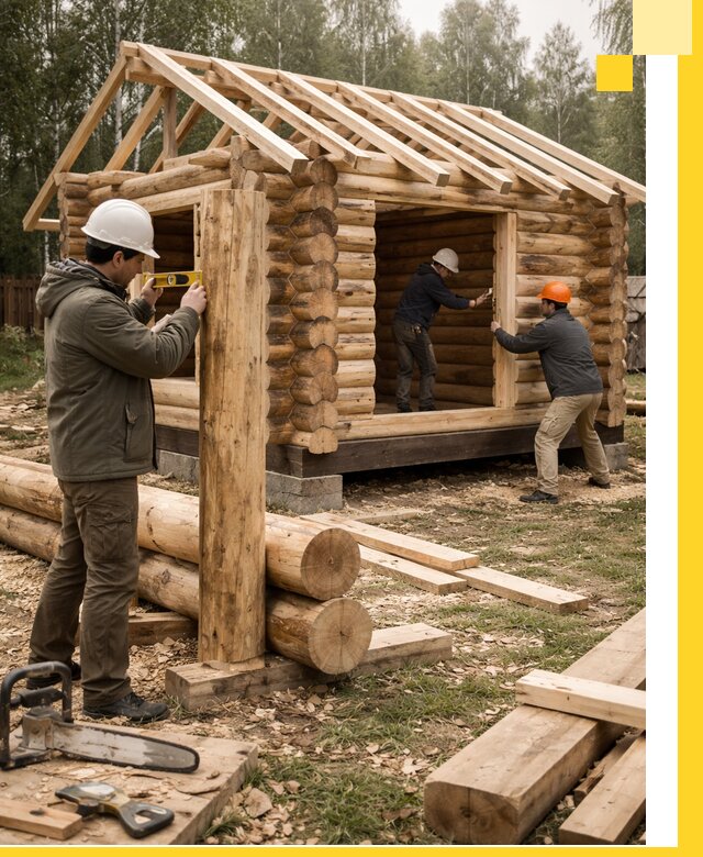 Строительство бань для дачи под ключ в Стерлитамаке с доставкой и монтажом